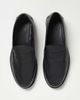 ASOS DESIGN ASOS DESIGN loafers in black leather with wedge sole - 4