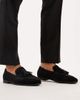 ASOS DESIGN ASOS DESIGN loafers in black velvet with tassel - 4