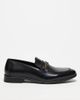 ASOS DESIGN ASOS DESIGN loafers in black with gold chain - 1