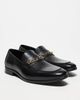 ASOS DESIGN ASOS DESIGN loafers in black with gold chain - 2