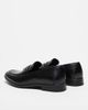 ASOS DESIGN ASOS DESIGN loafers in black with gold chain - 4