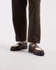 ASOS DESIGN ASOS DESIGN loafers in brown and cream with cleated sole - 2