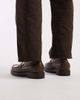 ASOS DESIGN ASOS DESIGN loafers in brown and cream with cleated sole - 3