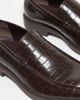 ASOS DESIGN ASOS DESIGN loafers in brown faux-croc print - 2