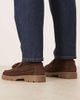 ASOS DESIGN ASOS DESIGN loafers in brown suede with woven details and tassels - 3