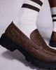 ASOS DESIGN ASOS DESIGN loafers in brown with western stitch detail - 2