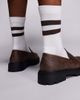 ASOS DESIGN ASOS DESIGN loafers in brown with western stitch detail - 4