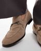 ASOS DESIGN ASOS DESIGN loafers in stone suede with snaffle-Neutral - 2