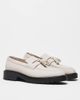 ASOS DESIGN ASOS DESIGN loafers in stone with tassel-Neutral - 3
