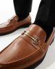 ASOS DESIGN ASOS DESIGN loafers in tan with snaffles-Brown - 2