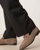 ASOS DESIGN ASOS DESIGN loafers in taupe suede with snaffle-Green - 1