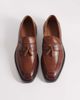 ASOS DESIGN ASOS DESIGN loafers with angled sole in tan leather-Black - 1