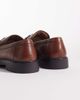 ASOS DESIGN ASOS DESIGN loafers with angled sole in tan leather-Black - 4
