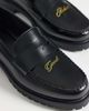 ASOS DESIGN ASOS DESIGN loafers with embossed text and cleated sole in black - 4