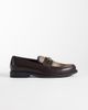 ASOS DESIGN ASOS DESIGN loafers with snaffle and plaid apron in brown - 2