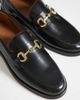 ASOS DESIGN ASOS DESIGN loafers with snaffle detailing in black leather - 4