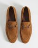 ASOS DESIGN ASOS DESIGN loafers with snaffle in tan suede-Brown - 1