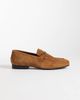 ASOS DESIGN ASOS DESIGN loafers with snaffle in tan suede-Brown - 2