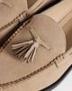 ASOS DESIGN ASOS DESIGN loafers with tassel and lace detailing in taupe-Neutral - 3