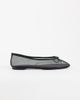 ASOS DESIGN ASOS DESIGN Lola soft bow detail ballet flats in black mesh - 2