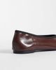 ASOS DESIGN ASOS DESIGN Lola soft bow detail ballet flats in chocolate and black-Brown - 3