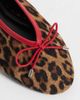 ASOS DESIGN ASOS DESIGN Lola soft bow detail ballets in leopard and red-MULTI - 3