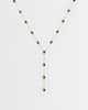 ASOS DESIGN ASOS DESIGN long lariat necklace with multi stone detail in gold tone - 1