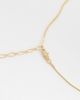 ASOS DESIGN ASOS DESIGN long lariat necklace with teardrop pendant in gold tone - 3
