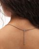 ASOS DESIGN ASOS DESIGN long lariat necklace with teardrop pendant in silver tone - 2