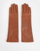 ASOS DESIGN ASOS DESIGN long leather gloves in dark tan-Brown - 1