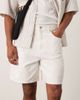 ASOS DESIGN ASOS DESIGN long length denim jort in ecru-White - 2