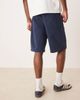 ASOS DESIGN ASOS DESIGN long length pleated shorts in navy - 2