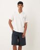 ASOS DESIGN ASOS DESIGN long length pull on shorts in navy pinstripe-Multi - 1