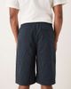 ASOS DESIGN ASOS DESIGN long length pull on shorts in navy pinstripe-Multi - 3