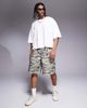 ASOS DESIGN ASOS DESIGN long length shorts with carpenter detailing in camo-Multi - 1