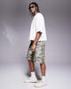ASOS DESIGN ASOS DESIGN long length shorts with carpenter detailing in camo-Multi - 3
