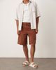 ASOS DESIGN ASOS DESIGN long length suede look jorts in brown - 1
