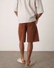 ASOS DESIGN ASOS DESIGN long length suede look jorts in brown - 3