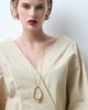 ASOS DESIGN ASOS DESIGN long necklace with abstract pendant in gold tone - 2