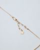 ASOS DESIGN ASOS DESIGN long necklace with abstract pendant in gold tone - 4
