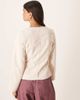 ASOS DESIGN ASOS DESIGN long sleeve corduroy top with cinched waist-Neutral - 4
