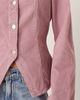 ASOS DESIGN ASOS DESIGN long sleeve corduroy top with cinched waist-pink - 4