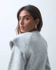 ASOS DESIGN ASOS DESIGN long sleeve knitted sweater with cap sleeve detail in gray - 2