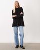 ASOS DESIGN ASOS DESIGN long sleeve lace trim long T-shirt in black - 2