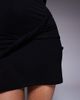 ASOS DESIGN ASOS DESIGN long sleeve mini dress with scoop neck and twisted skirt detail in black - 4