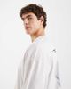 ASOS DESIGN ASOS DESIGN long sleeve oversized t-shirt with blurred flower graphic in white - 4