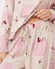 ASOS DESIGN ASOS DESIGN long sleeve pajama set in pumpkin print-Multi - 3