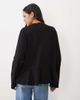 ASOS DESIGN ASOS DESIGN long sleeve peplum keyhole detail T-shirt in black - 4