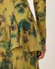 ASOS DESIGN ASOS DESIGN long sleeve ruffle chiffon maxi dress in green floral-Multi - 4