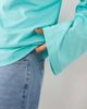 ASOS DESIGN ASOS DESIGN long sleeve skater T-shirt in turquoise-Blue - 4
